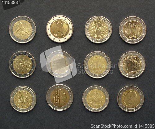 Image of Euro coins