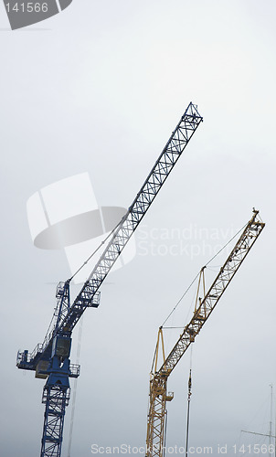 Image of Construction cranes