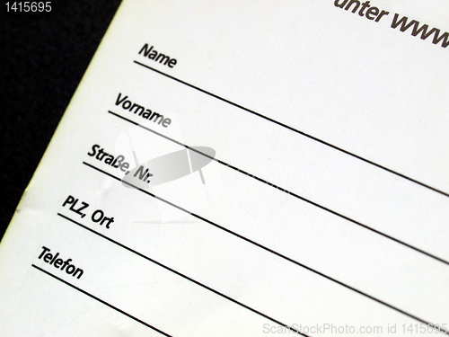 Image of Form picture