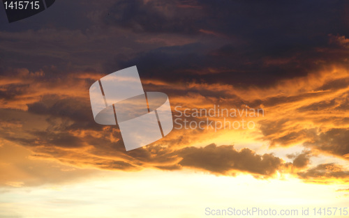 Image of Red sky