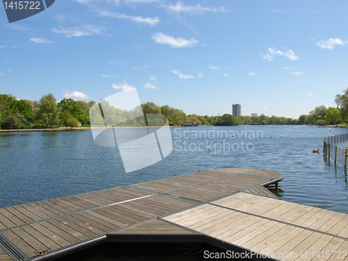 Image of Serpentine lake, London