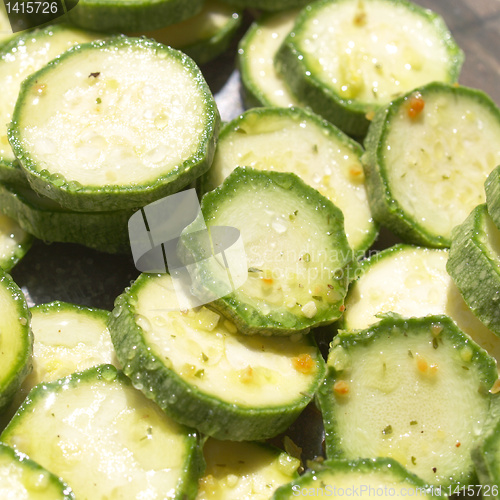 Image of Courgettes zucchini