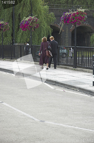 Image of Couple walking