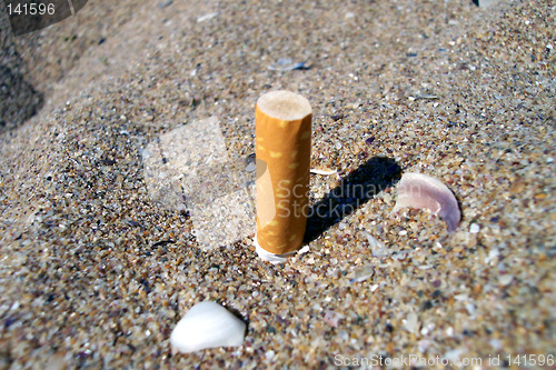 Image of smoke in sand