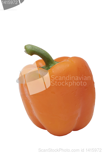 Image of Orange pepper isolated