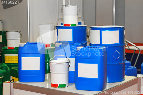Image of Chemical barrels