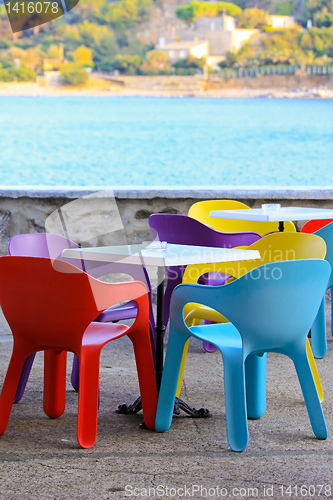 Image of Colourful chairs