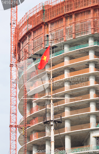 Image of Building under construction in Vietnam