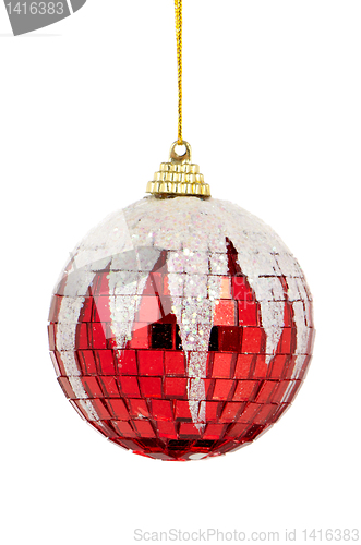 Image of Christmas ball isolated
