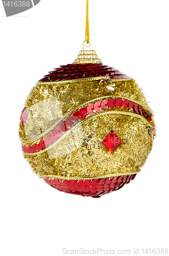 Image of Christmas ball isolated