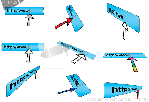 Image of  browser adress bars 