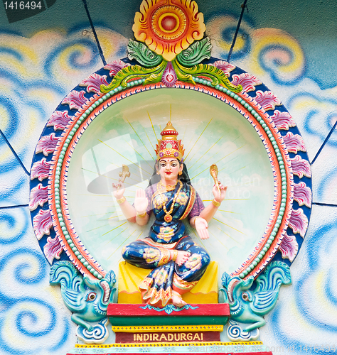 Image of Image of Indiradurgai at Hindu temple
