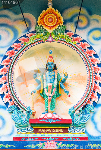 Image of Image of Mahavishnu at Hindu temple