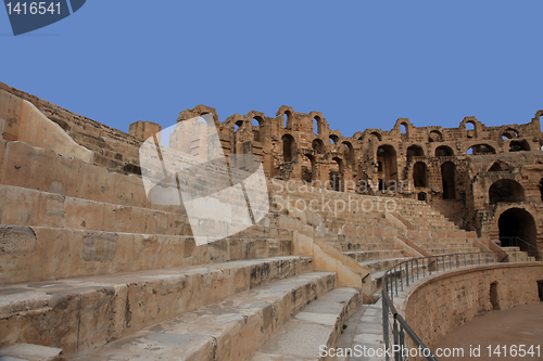 Image of The amphitheater in El-Jem, Tunisia