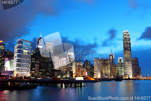 Image of Hong Kong night view