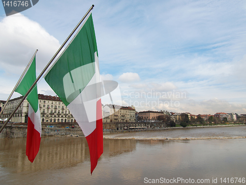 Image of Flags, Turin, Italy