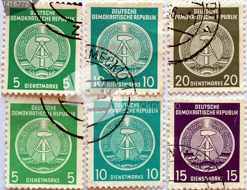 Image of DDR stamps
