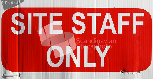Image of Site staff only