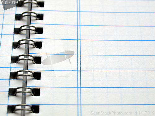 Image of Blank notebook page