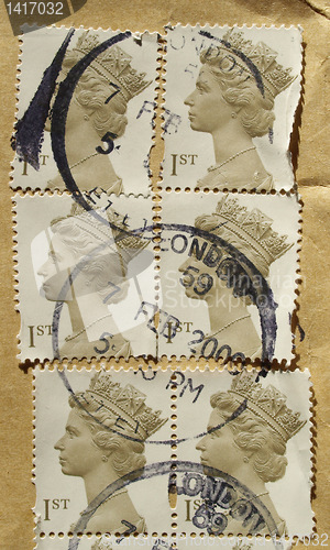Image of UK stamps