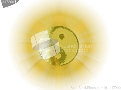 Image of shining yin yang