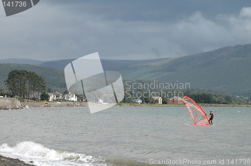 Image of warrenpoint wind surfer