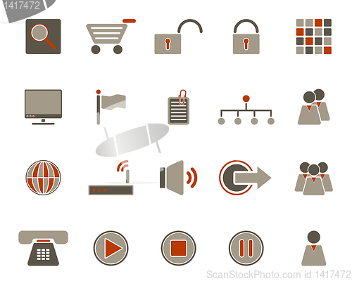 Image of Web icons