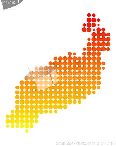 Image of Map of Lanzarote