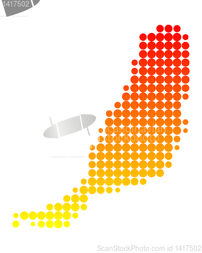 Image of Map of Fuerteventura