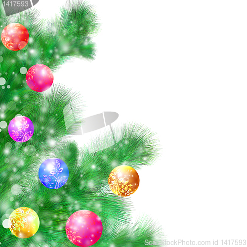 Image of abstract fir twig