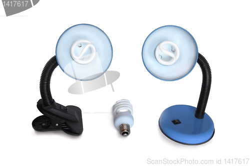 Image of energy saving lamps