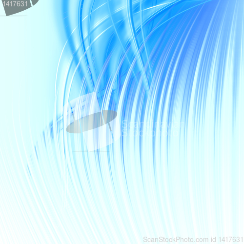 Image of abstract blue wave 