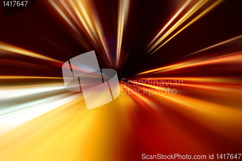 Image of night zoom acceleration motion 