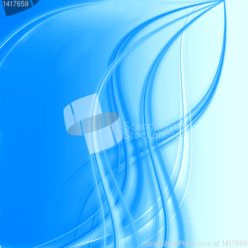 Image of abstract blue wave 