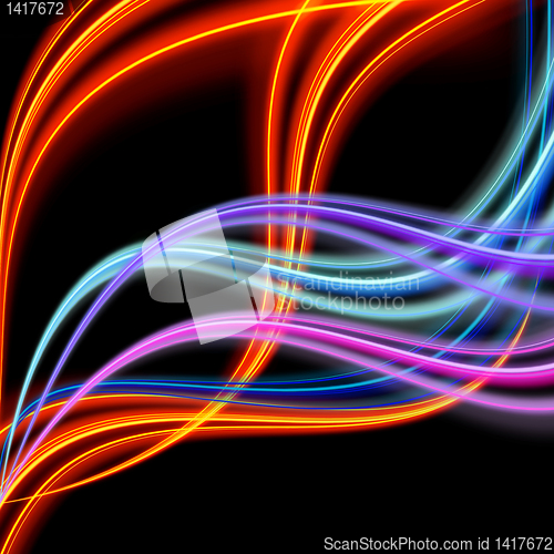 Image of abstract wave energy
