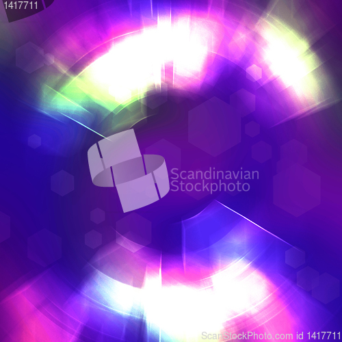 Image of hexagon bokeh