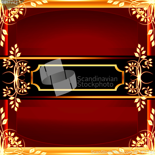 Image of vintage floral backdrop