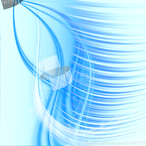 Image of abstract blue wave 