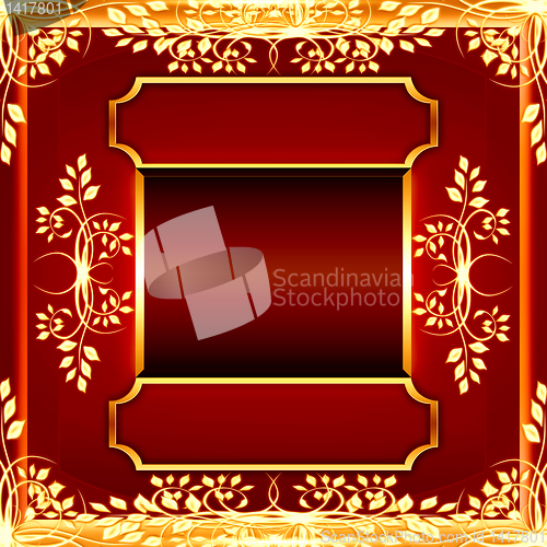 Image of vintage floral backdrop