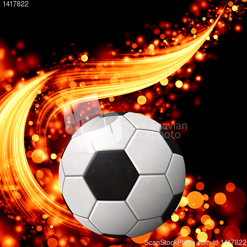 Image of abstract  football wave pattern