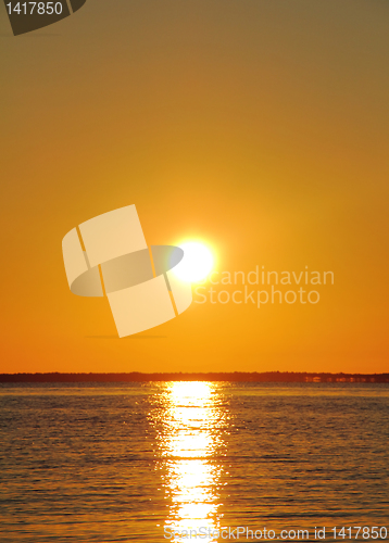 Image of sunset road