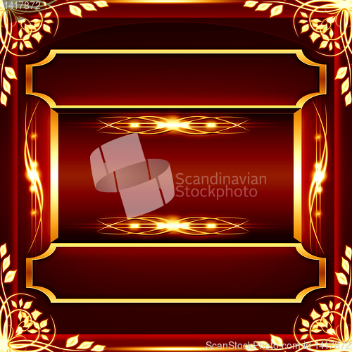 Image of vintage floral backdrop