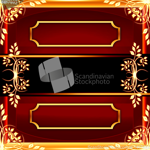 Image of vintage floral backdrop