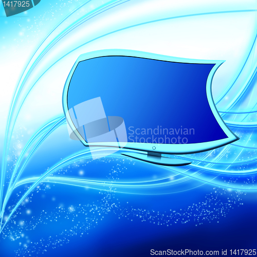 Image of abstract wave energy