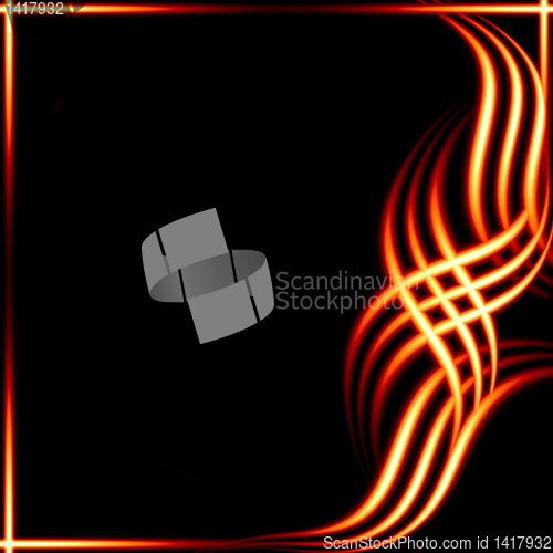 Image of golden design