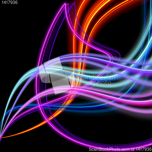 Image of abstract wave energy