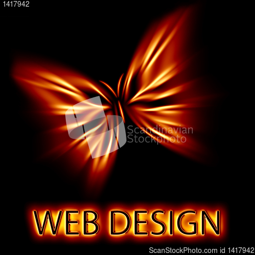 Image of abstract butterfly