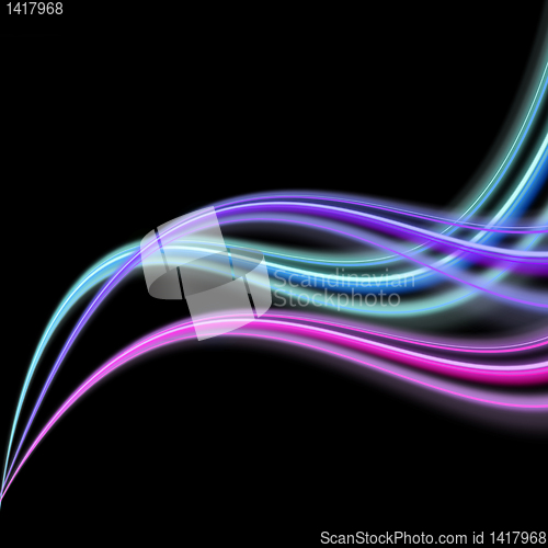 Image of abstract wave energy