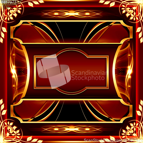 Image of vintage floral backdrop