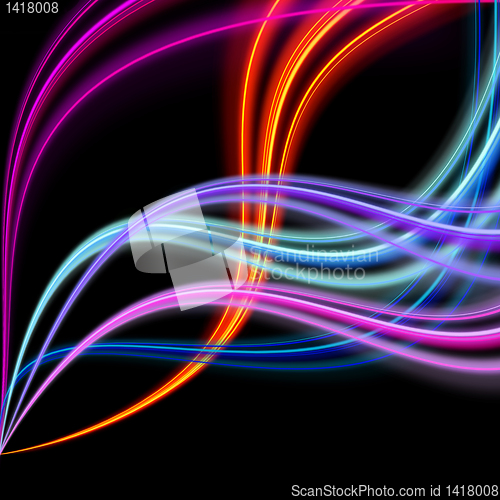Image of abstract wave energy